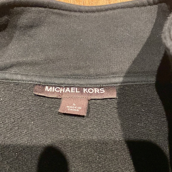 Michael Kors black quarter zip - Picture 4 of 4